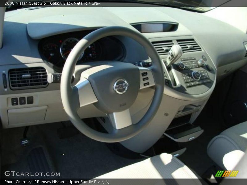 Galaxy Black Metallic / Gray 2008 Nissan Quest 3.5
