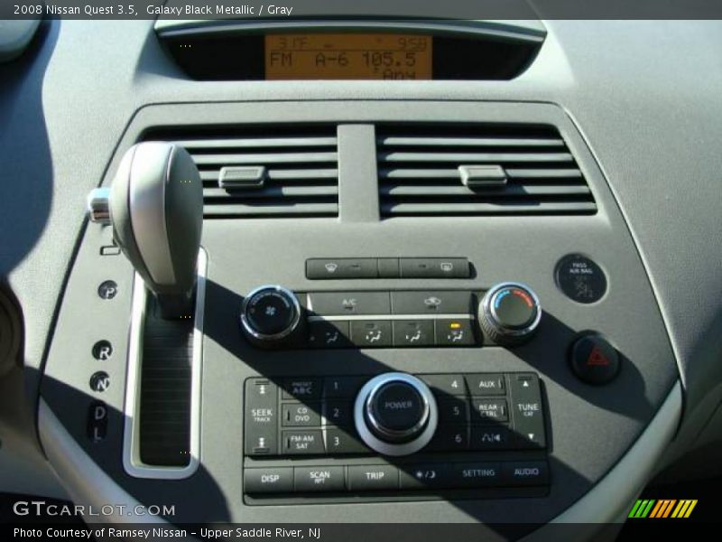 Galaxy Black Metallic / Gray 2008 Nissan Quest 3.5