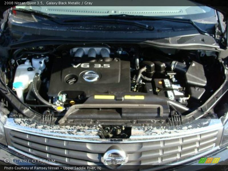 Galaxy Black Metallic / Gray 2008 Nissan Quest 3.5