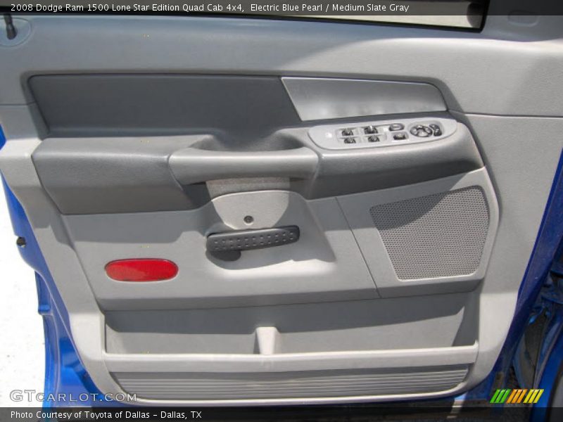 Electric Blue Pearl / Medium Slate Gray 2008 Dodge Ram 1500 Lone Star Edition Quad Cab 4x4