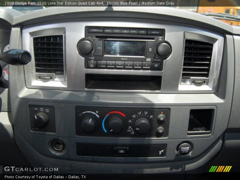 Electric Blue Pearl / Medium Slate Gray 2008 Dodge Ram 1500 Lone Star Edition Quad Cab 4x4