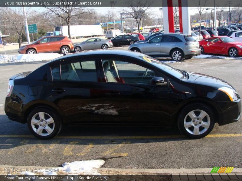 Super Black / Charcoal/Steel 2008 Nissan Sentra 2.0 S