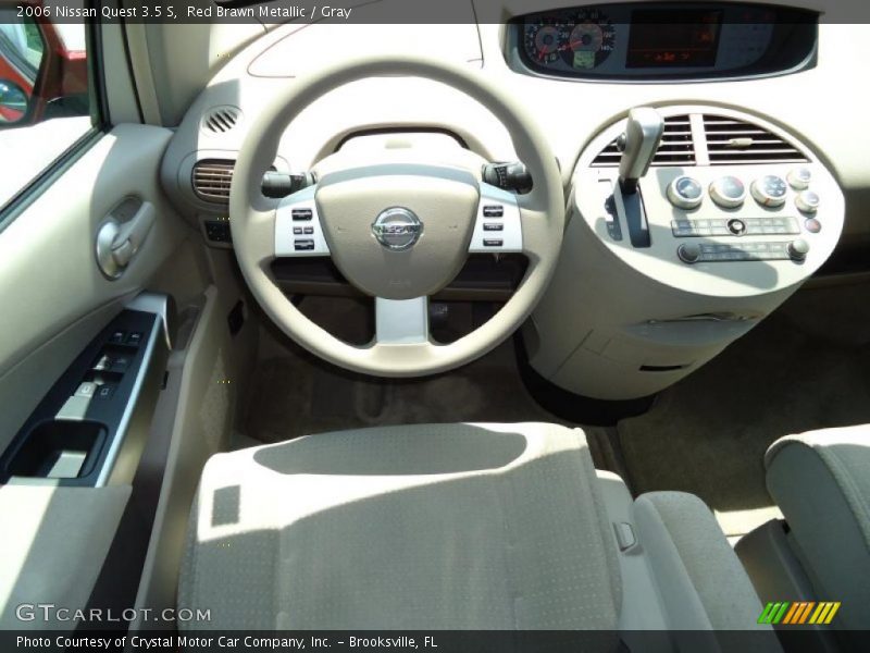 Red Brawn Metallic / Gray 2006 Nissan Quest 3.5 S