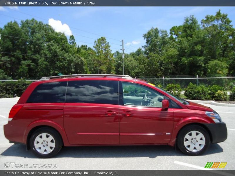Red Brawn Metallic / Gray 2006 Nissan Quest 3.5 S
