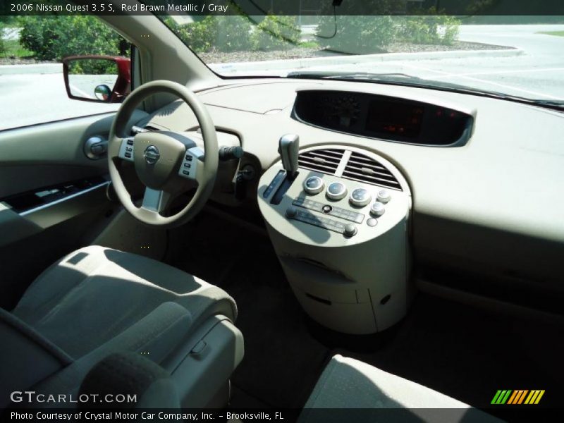 Red Brawn Metallic / Gray 2006 Nissan Quest 3.5 S