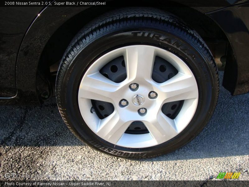 Super Black / Charcoal/Steel 2008 Nissan Sentra 2.0 S