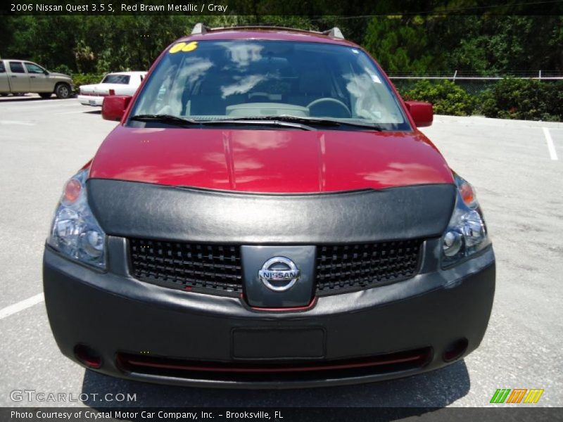 Red Brawn Metallic / Gray 2006 Nissan Quest 3.5 S