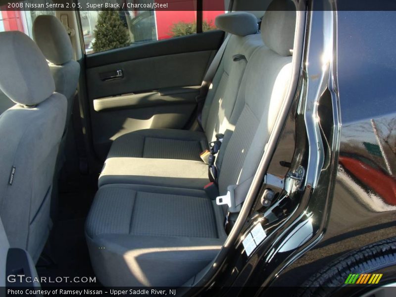 Super Black / Charcoal/Steel 2008 Nissan Sentra 2.0 S