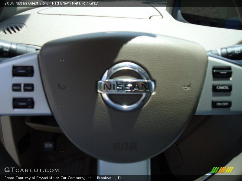 Red Brawn Metallic / Gray 2006 Nissan Quest 3.5 S