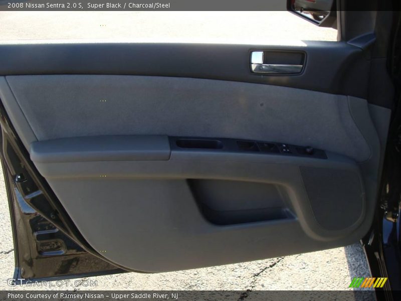 Super Black / Charcoal/Steel 2008 Nissan Sentra 2.0 S