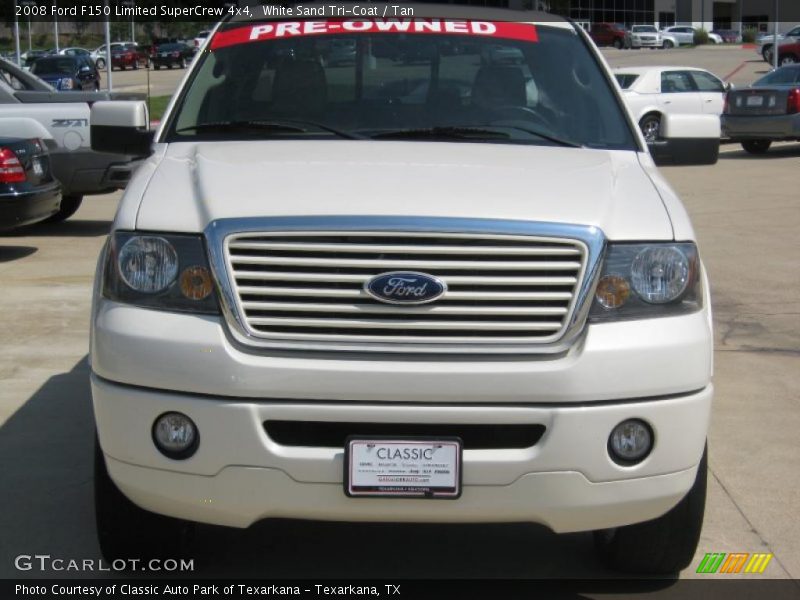 White Sand Tri-Coat / Tan 2008 Ford F150 Limited SuperCrew 4x4
