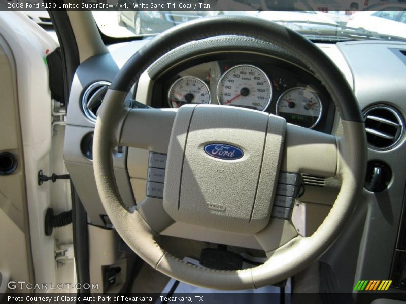 White Sand Tri-Coat / Tan 2008 Ford F150 Limited SuperCrew 4x4