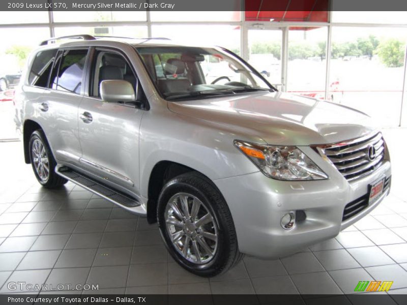 Mercury Silver Metallic / Dark Gray 2009 Lexus LX 570