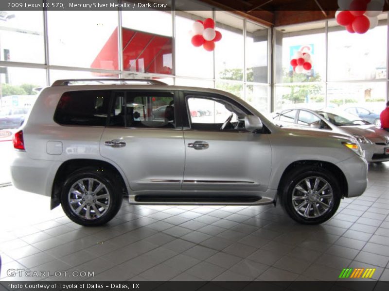 Mercury Silver Metallic / Dark Gray 2009 Lexus LX 570