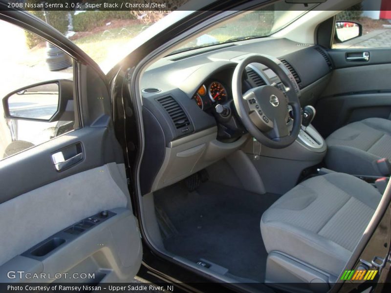 Super Black / Charcoal/Steel 2008 Nissan Sentra 2.0 S