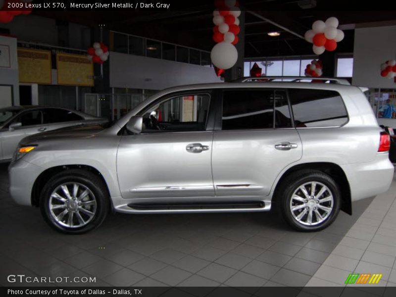 Mercury Silver Metallic / Dark Gray 2009 Lexus LX 570