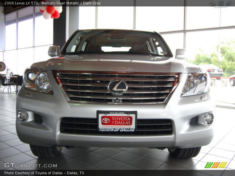 Mercury Silver Metallic / Dark Gray 2009 Lexus LX 570