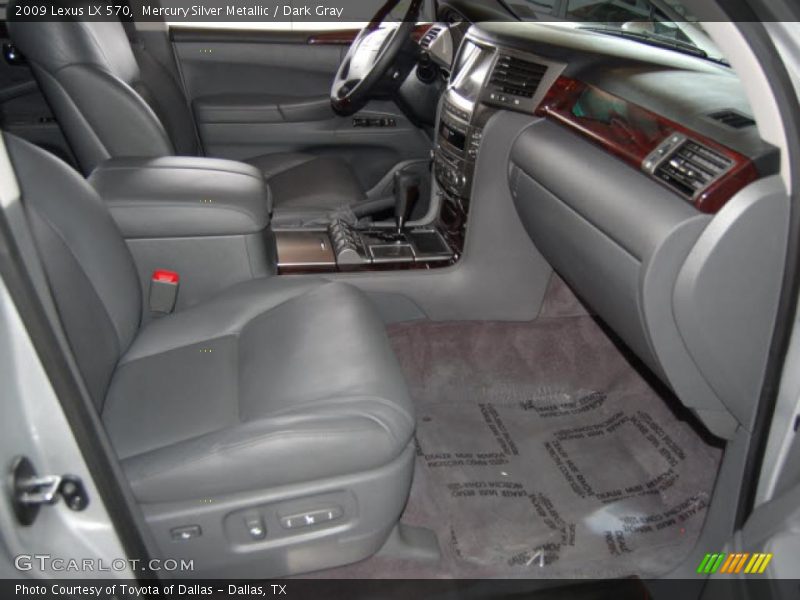 Mercury Silver Metallic / Dark Gray 2009 Lexus LX 570