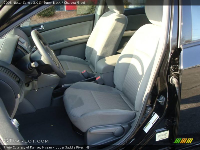 Super Black / Charcoal/Steel 2008 Nissan Sentra 2.0 S