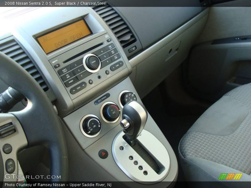 Super Black / Charcoal/Steel 2008 Nissan Sentra 2.0 S
