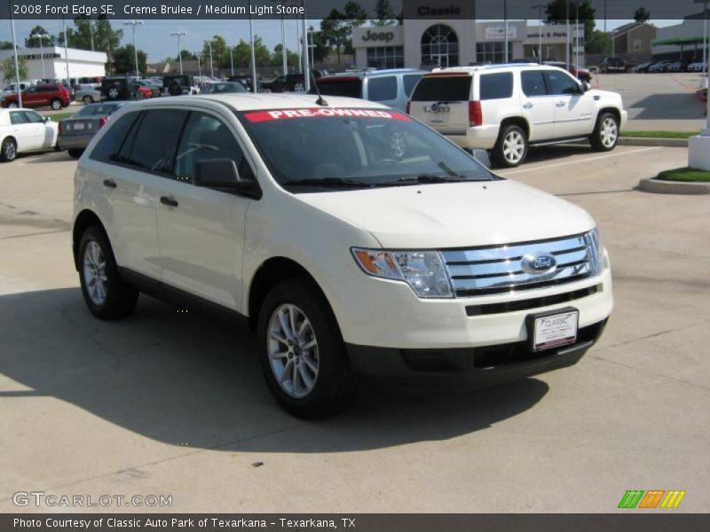 Creme Brulee / Medium Light Stone 2008 Ford Edge SE