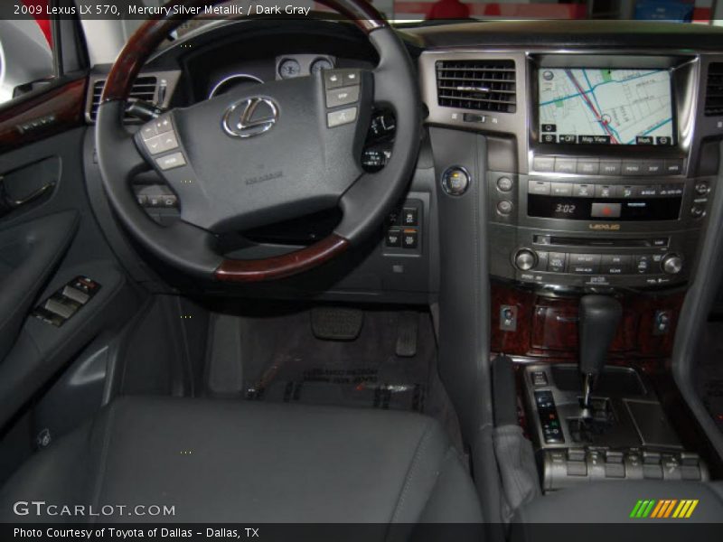 Mercury Silver Metallic / Dark Gray 2009 Lexus LX 570