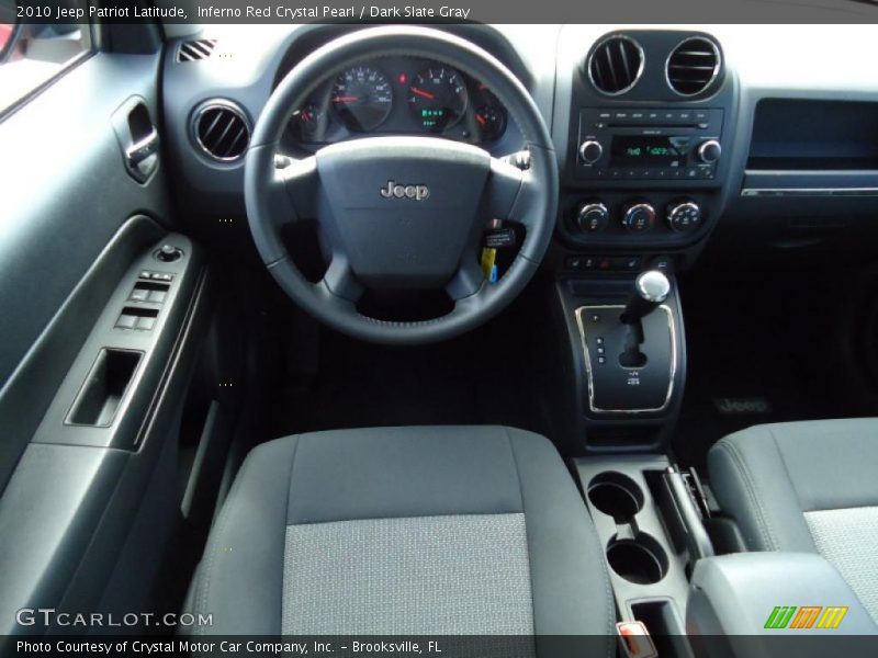 Inferno Red Crystal Pearl / Dark Slate Gray 2010 Jeep Patriot Latitude