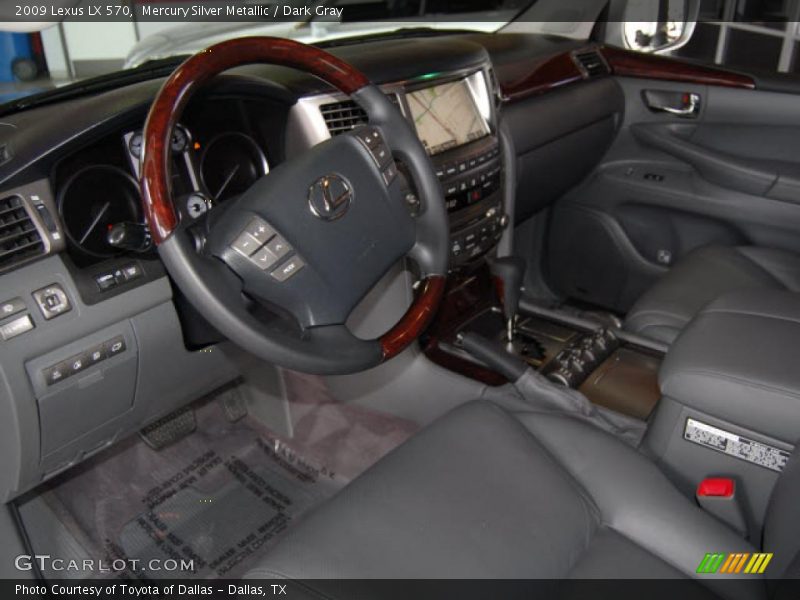 Mercury Silver Metallic / Dark Gray 2009 Lexus LX 570