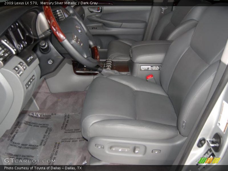 Mercury Silver Metallic / Dark Gray 2009 Lexus LX 570
