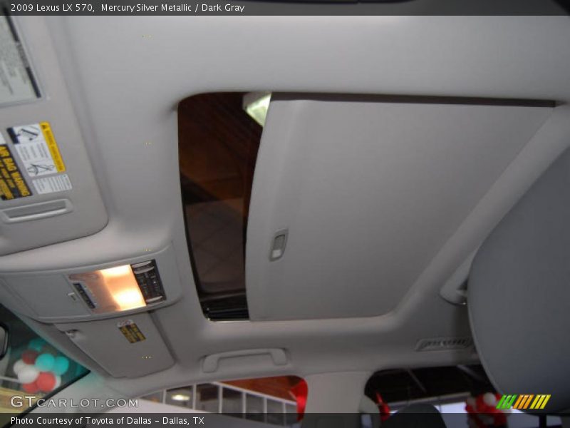 Mercury Silver Metallic / Dark Gray 2009 Lexus LX 570