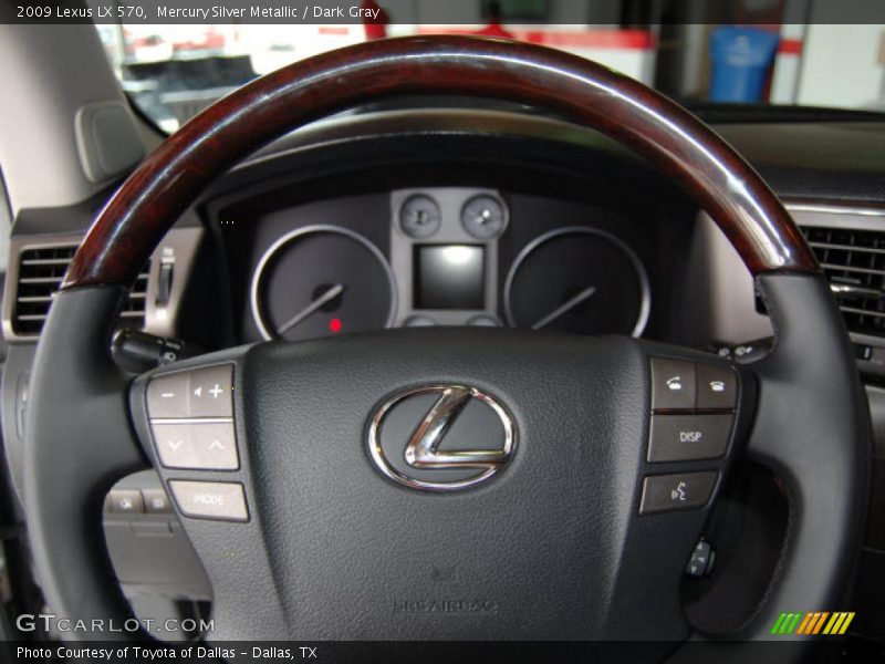 Mercury Silver Metallic / Dark Gray 2009 Lexus LX 570