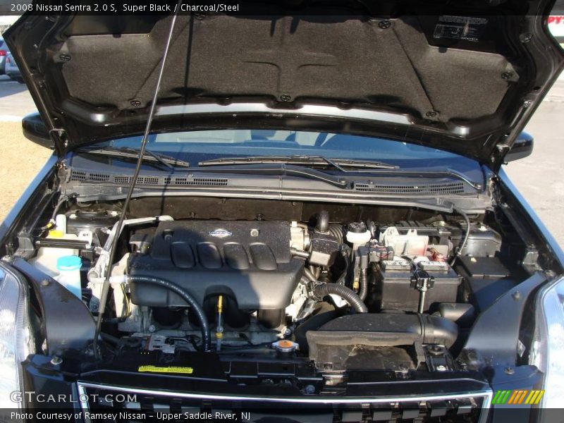 Super Black / Charcoal/Steel 2008 Nissan Sentra 2.0 S