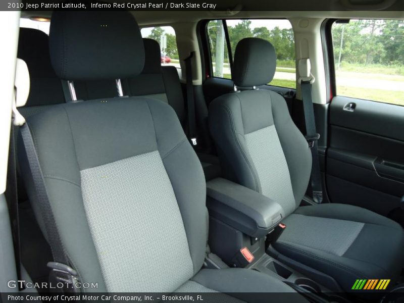 Inferno Red Crystal Pearl / Dark Slate Gray 2010 Jeep Patriot Latitude