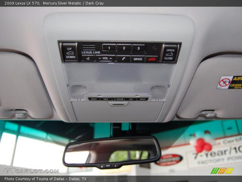 Mercury Silver Metallic / Dark Gray 2009 Lexus LX 570