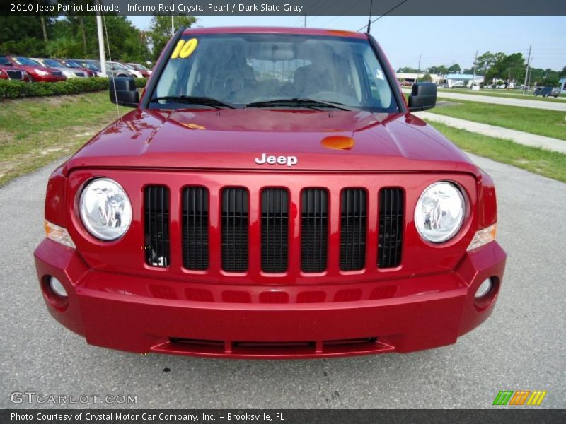 Inferno Red Crystal Pearl / Dark Slate Gray 2010 Jeep Patriot Latitude
