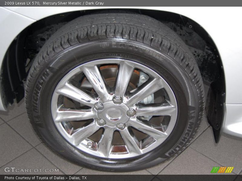 Mercury Silver Metallic / Dark Gray 2009 Lexus LX 570