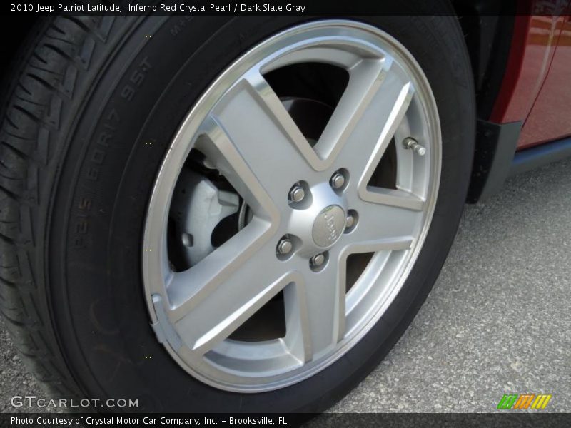 Inferno Red Crystal Pearl / Dark Slate Gray 2010 Jeep Patriot Latitude