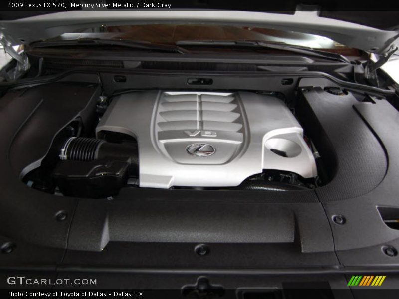 Mercury Silver Metallic / Dark Gray 2009 Lexus LX 570
