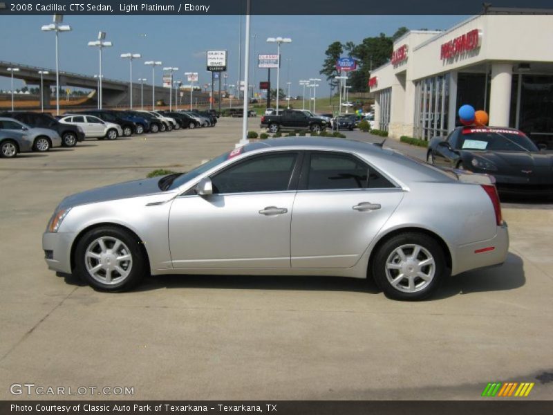 Light Platinum / Ebony 2008 Cadillac CTS Sedan