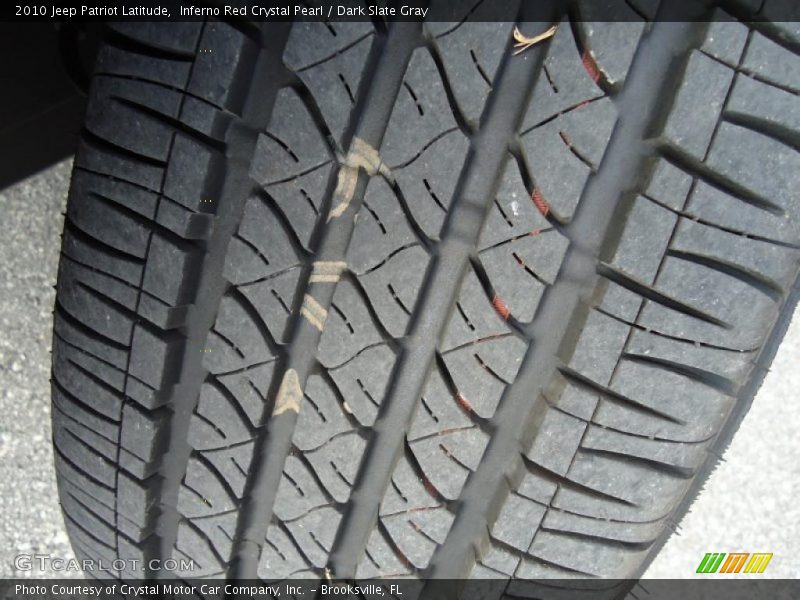 Inferno Red Crystal Pearl / Dark Slate Gray 2010 Jeep Patriot Latitude