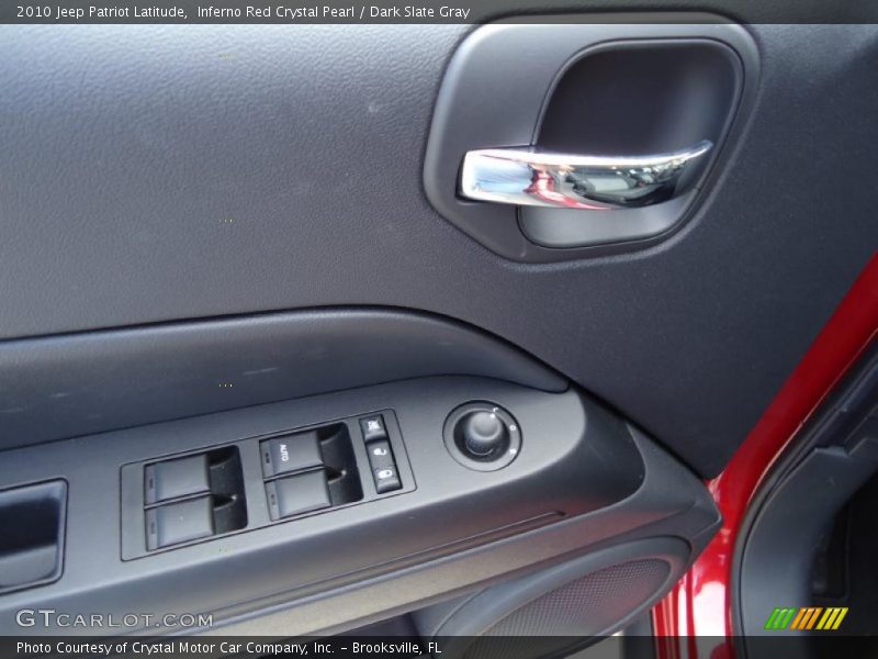 Inferno Red Crystal Pearl / Dark Slate Gray 2010 Jeep Patriot Latitude