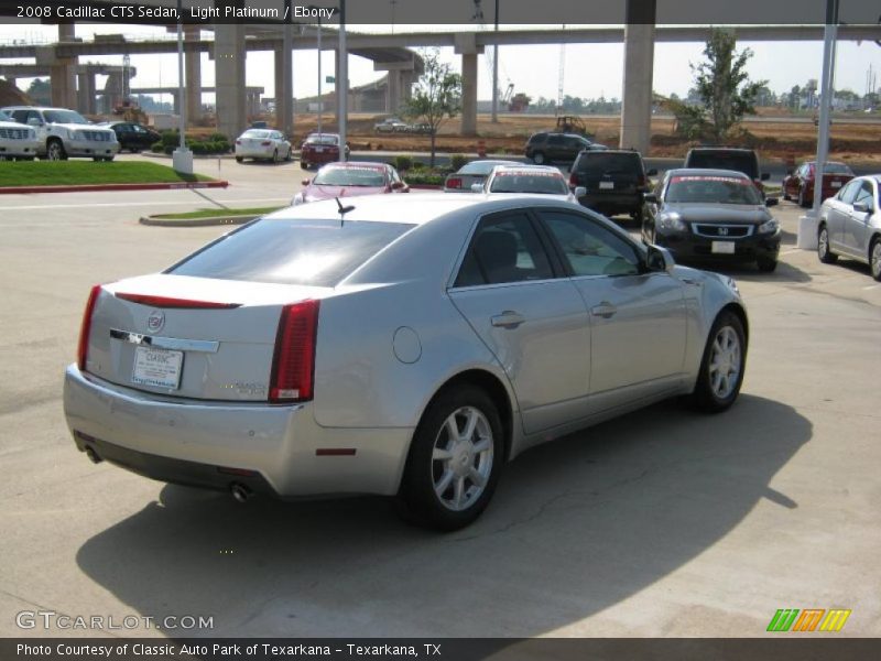 Light Platinum / Ebony 2008 Cadillac CTS Sedan