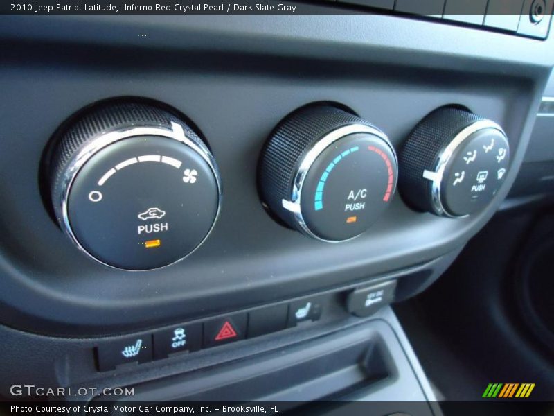 Inferno Red Crystal Pearl / Dark Slate Gray 2010 Jeep Patriot Latitude