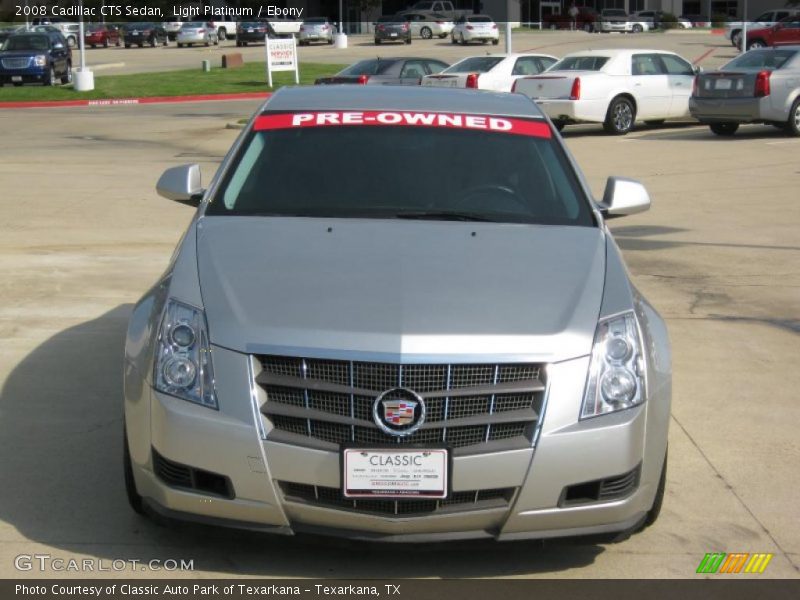 Light Platinum / Ebony 2008 Cadillac CTS Sedan