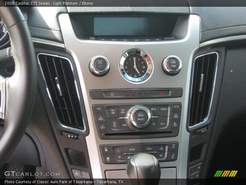 Light Platinum / Ebony 2008 Cadillac CTS Sedan