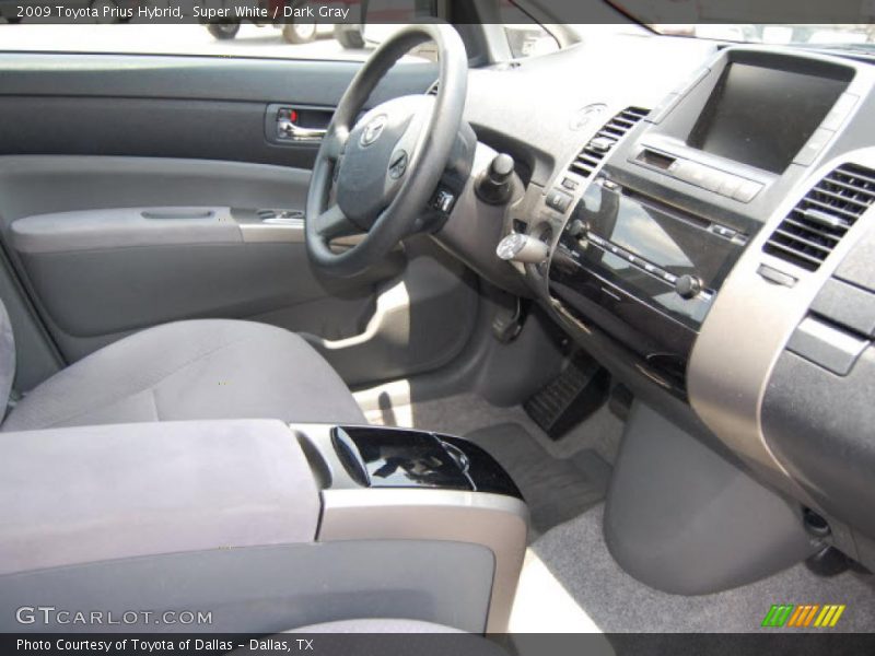 Super White / Dark Gray 2009 Toyota Prius Hybrid