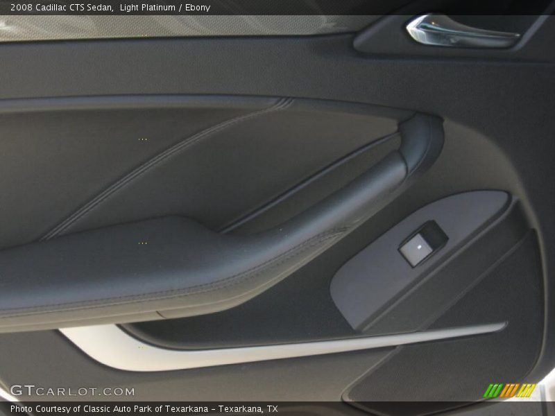 Light Platinum / Ebony 2008 Cadillac CTS Sedan