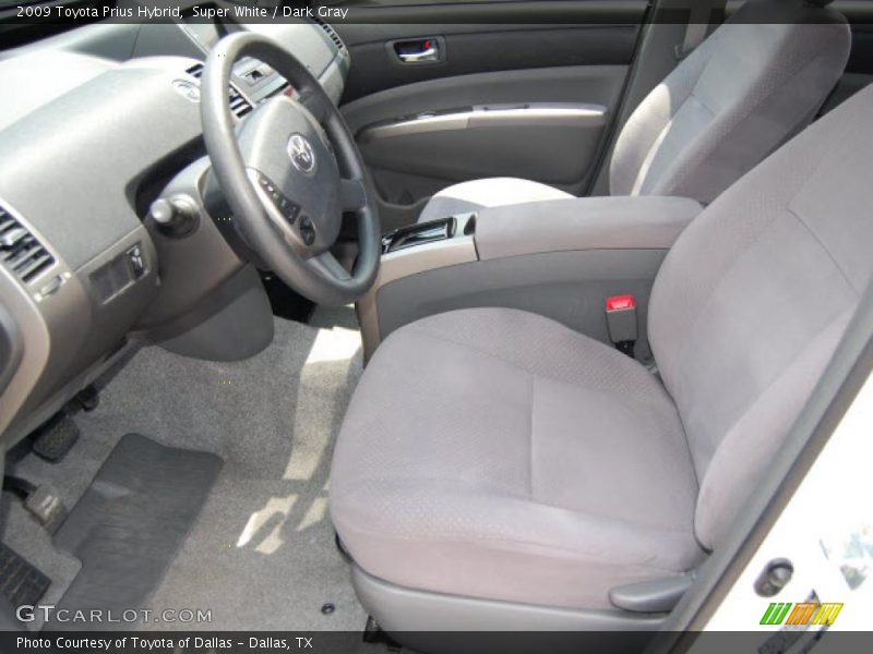 Super White / Dark Gray 2009 Toyota Prius Hybrid