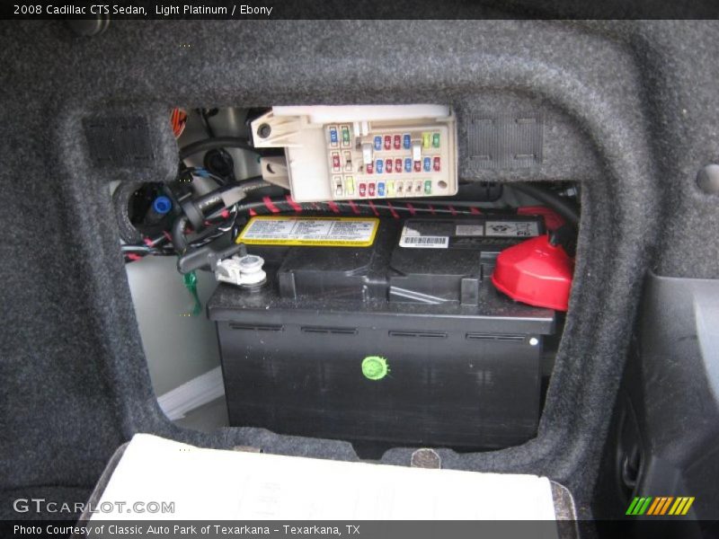 Light Platinum / Ebony 2008 Cadillac CTS Sedan