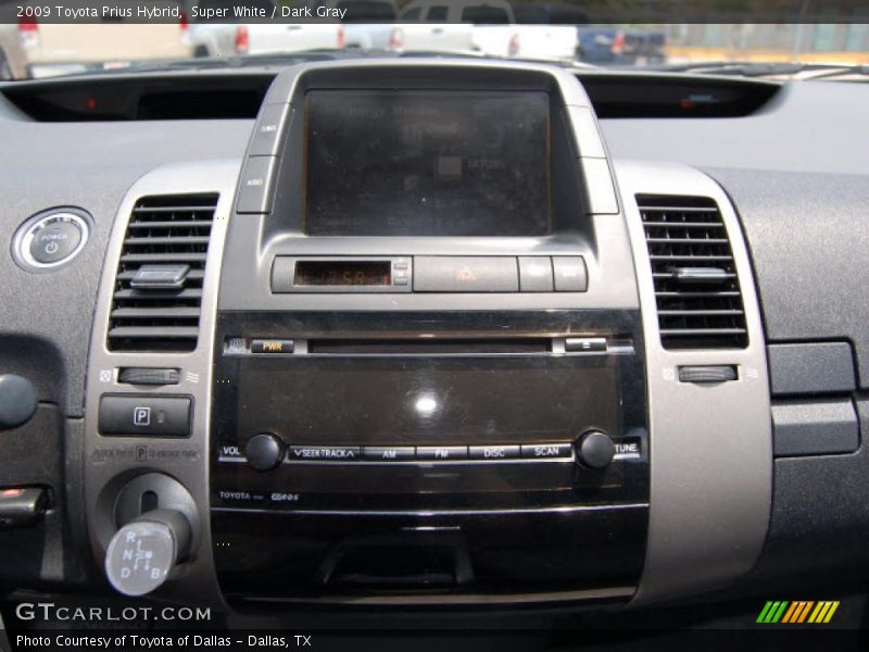 Super White / Dark Gray 2009 Toyota Prius Hybrid